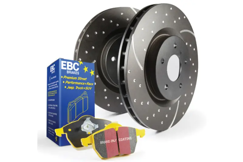 Ebc Yellowstuff S5 Brake Kit – Track-Optimized Pads And Gd-Series Rotors 1