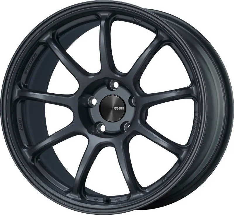 Enkei Pf09 Alloy Wheel – 17X7.5 Inches, 5X114.3Mm Bolt Pattern, 45Mm Offset, 75Mm Hub Bore, Matte Gunmetal Finish 1