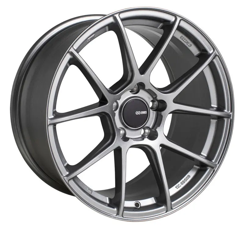 Enkei Ts-V Forged Alloy Wheel – 17X9", 5X114.3Mm, +40Mm Offset, 72.6Mm Center Bore, Storm Grey Finish 1