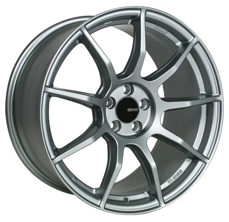 Enkei Ts9 Forged Alloy Wheel – 18X8", 5X112 Bolt Pattern, 45Mm Offset, 72.6Mm Hub Bore, Platinum Gray Finish 1