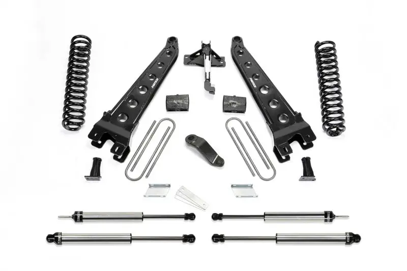 Fabtech 6-Inch Radius Arm Lift System For 2019–2020 Ford F-450/F-550 4Wd Diesel – Includes Coilovers & Dual-Adjustable Shocks 1