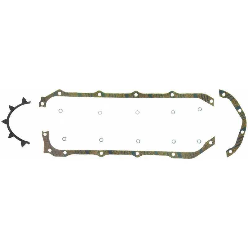 Fel-Pro Blue Stripe Cork-Rubber Oil Pan Gasket Set For Pontiac Firebird (Os 30191 C-2) 1