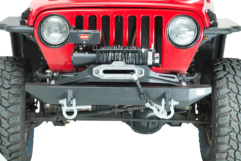 Fishbone Off-Road Piranha Series Front Bumper For 1997–2006 Jeep Wrangler Tj Rubicon – Textured Black 1