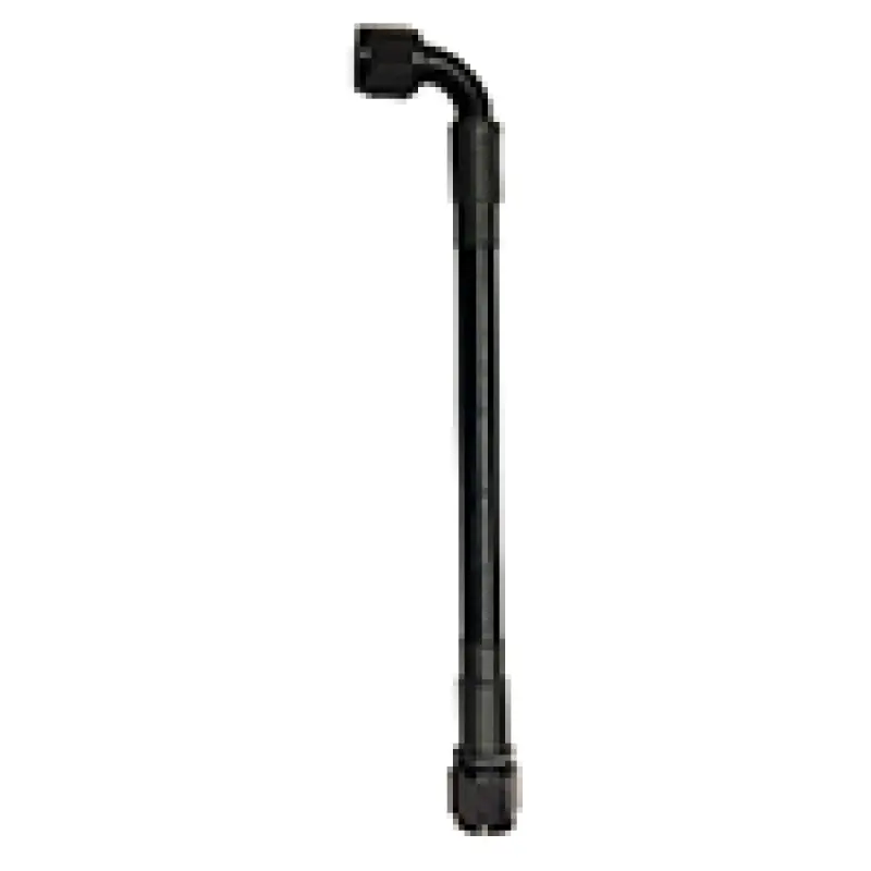 Fragola -10An Ptfe Braided Hose Assembly: Straight-To-90° Fitting, 10-Inch Length 1