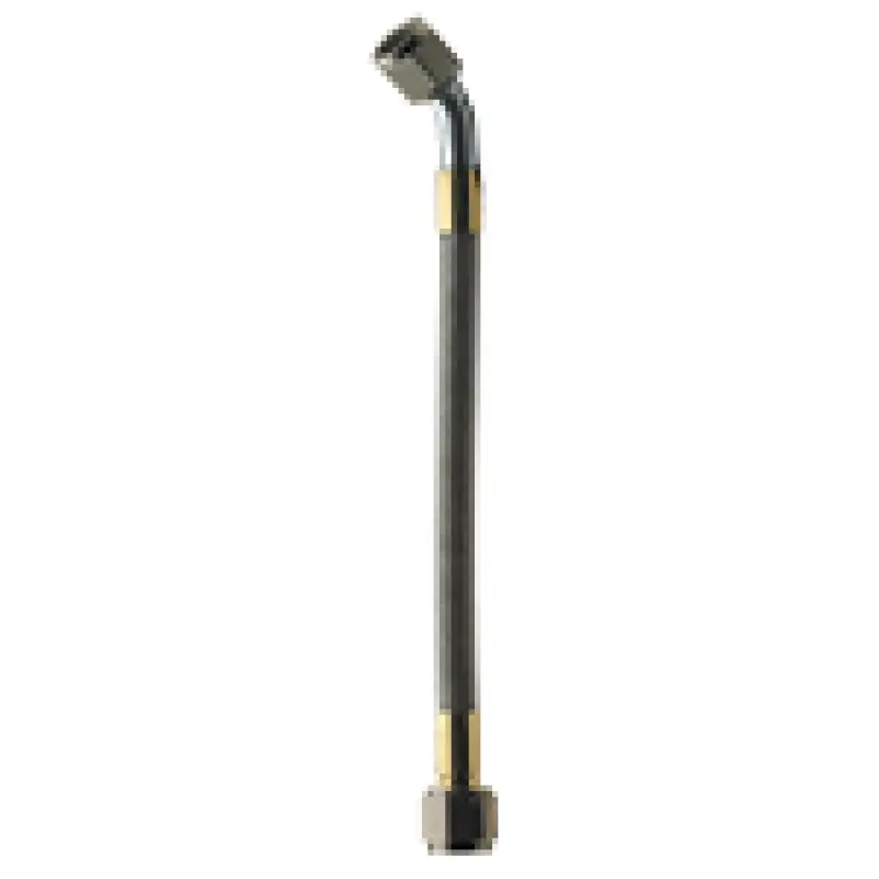 Fragola -8An Stainless Steel Hose Assembly – Straight-To-45° Fitting, 84-Inch Length With Steel Nut 1