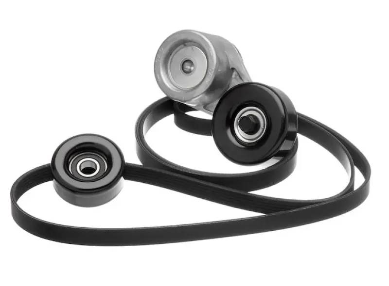 Gates Serpentine Belt Replacement Kit For 2004–2013 Mazda 3 (2.0L 4-Cylinder) 1