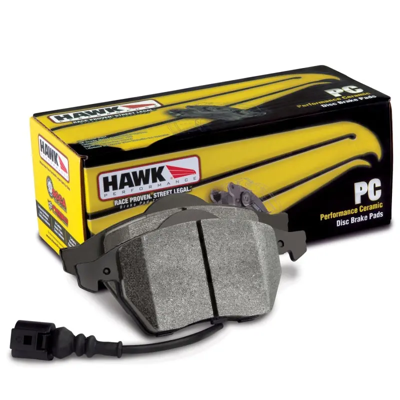 Hawk Performance Ceramic Front Brake Pads For 2017–2019 Fiat 124 Spider 1