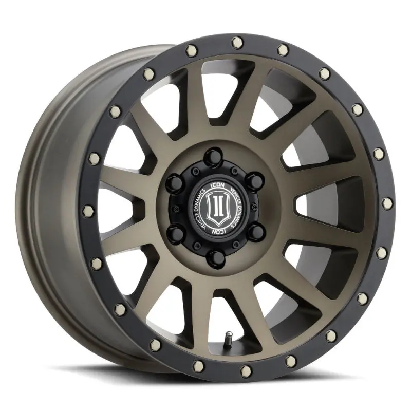 Icon 17X8.5 Bronze Alloy Wheel – 6X5.5 Bolt Pattern, 25Mm Offset, 5.75" Backspace, 95.1Mm Bore 1