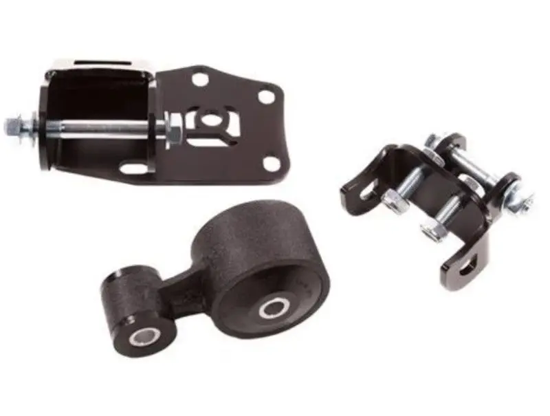 Innovative Engine Mount — Black Steel, 95A Durometer Bushing, Front Position Only, For 1997–2001 Honda Prelude J-Series 1
