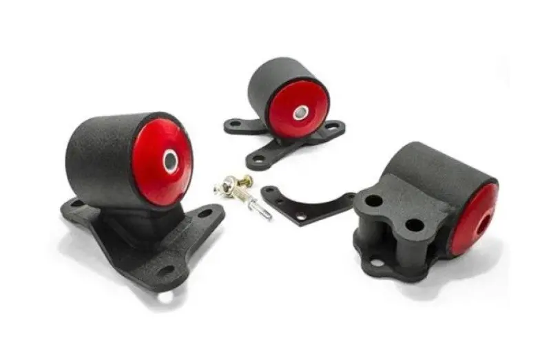 Innovative Motor Mount Kit For 1994–2001 Acura Integra B-Series — Black Steel, 60A Bushings, Cable Conversion (3-Bolt) 1