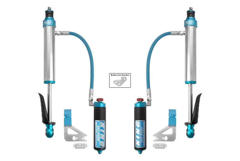 King 2.5-Inch Rear Coilover Suspension System With Remote Reservoir & Adjuster For 2022+ Toyota Tundra (Pair) 1