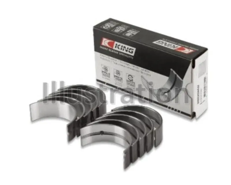 King Engine Bearings Main Bearing Kit – Oversize +1.0Mm, For Toyota 21R Engine 1