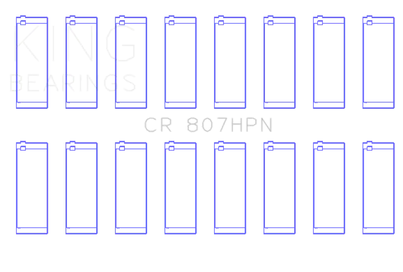 King Performance Rod Bearing Set For Chevrolet Ls1, Ls6 & Ls3 Engines – Standard Size 1