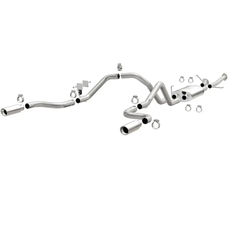 Magnaflow Stainless Steel Cat-Back Exhaust For 2014 Toyota Tundra V8 (4.6L/5.7L), Dual Split Rear Exit 1