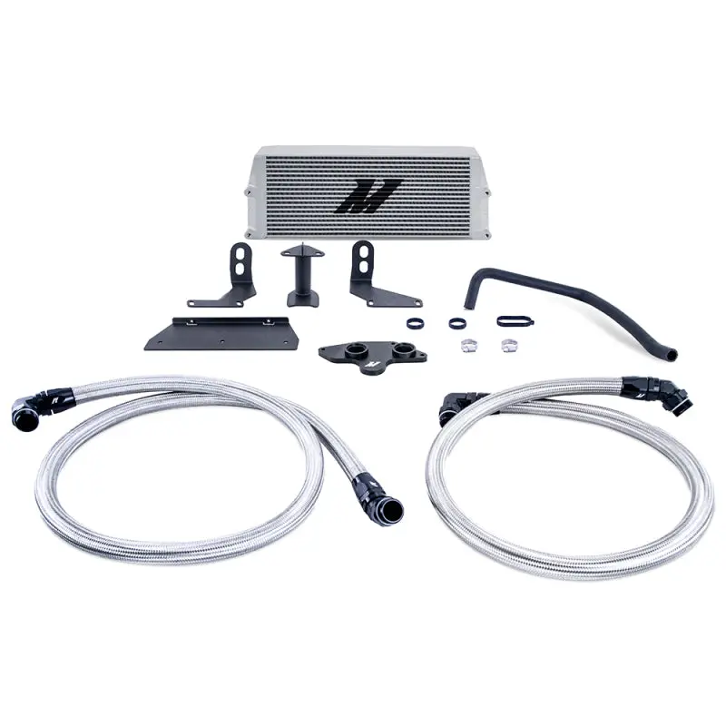 Mishimoto High-Performance Oil Cooler Kit For 2011–2019 Ford 6.7L Power Stroke Diesel – Silver 1