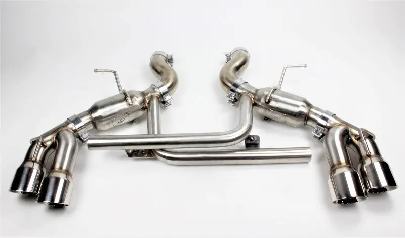 Mishimoto Quad-Tip Axle-Back Exhaust System — Polished Tips, Performance Tuned For 2016–2023 Chevrolet Camaro Ss 1