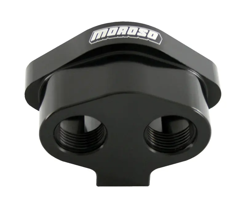 Moroso Universal Remote Thermostat Housing With Dual -12An Bottom Ports 1