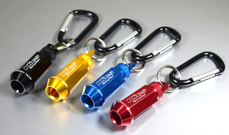 Project Kics Wheel Nut Key Holder – 12X1.25 Thread Pitch, Blue Anodized 1