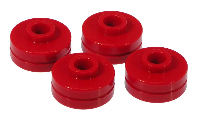 Prothane 97-04 Chevy Corvette Rear Spring Cushions - Red 1