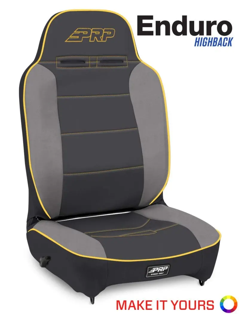 Prp Enduro High-Back Reclining Suspension Seat – Passenger Side, 2" Extra Tall 1