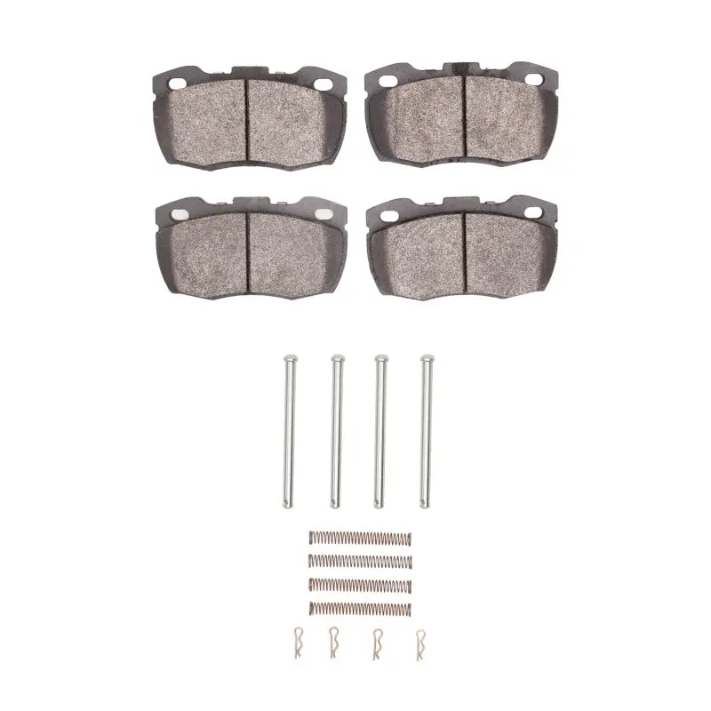 R1 Semi-Metallic Brake Pad & Hardware Kit For 1994–1997 Land Rover Defender 90 Front Axle 1