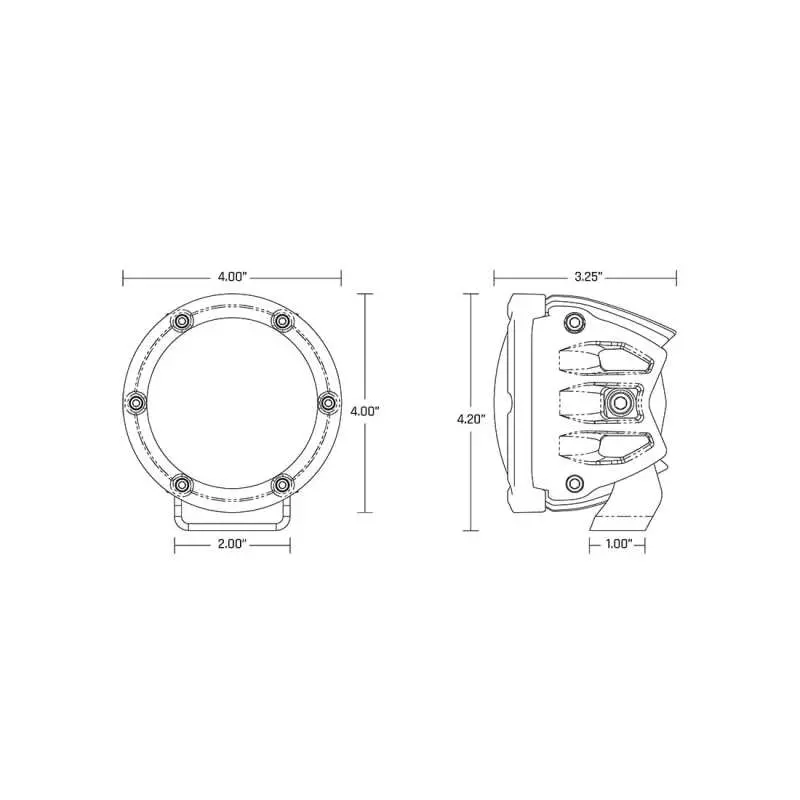 Rigid Industries 360-Series 4-Inch Rgbw Led Off-Road Driving Lights (Pair) 1