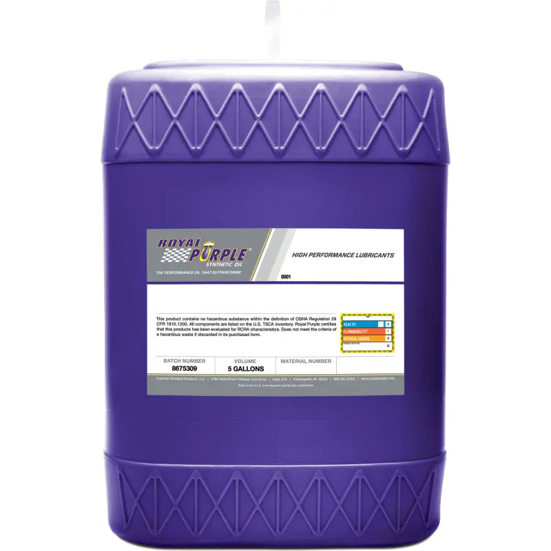 Royal Purple Max Gear Synthetic 75W-90 Limited-Slip Differential Oil – 5-Gallon Container 1
