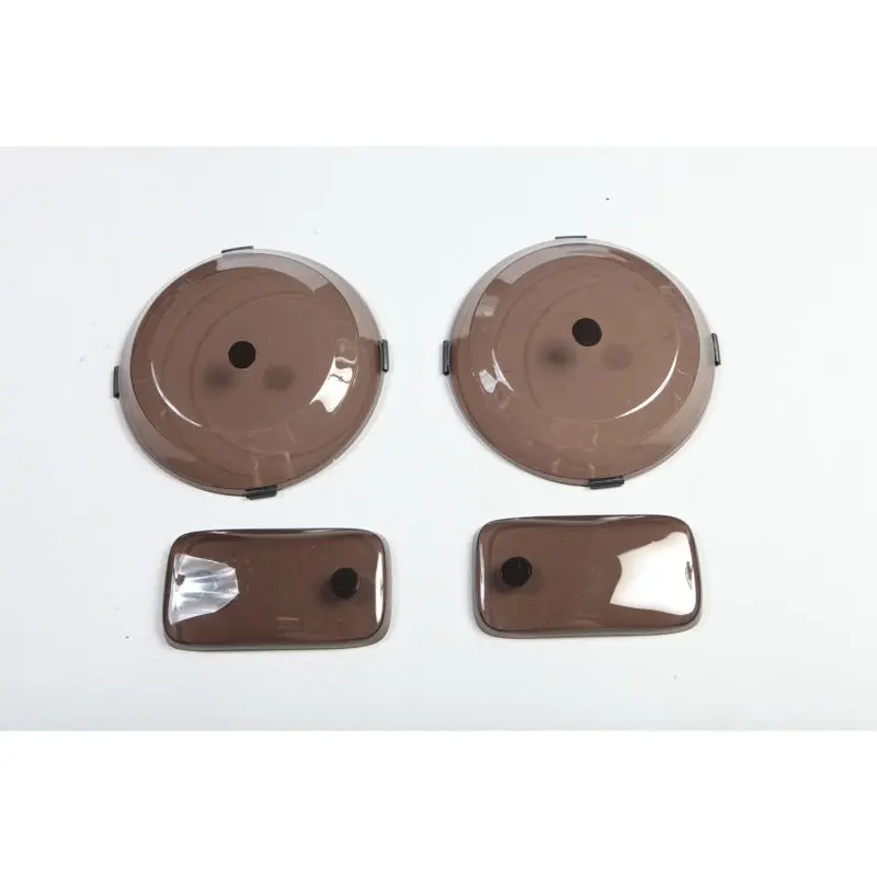Rugged Ridge Smoke Headlight And Turn Signal Cover Kit For 1997–2006 Jeep Tj 1