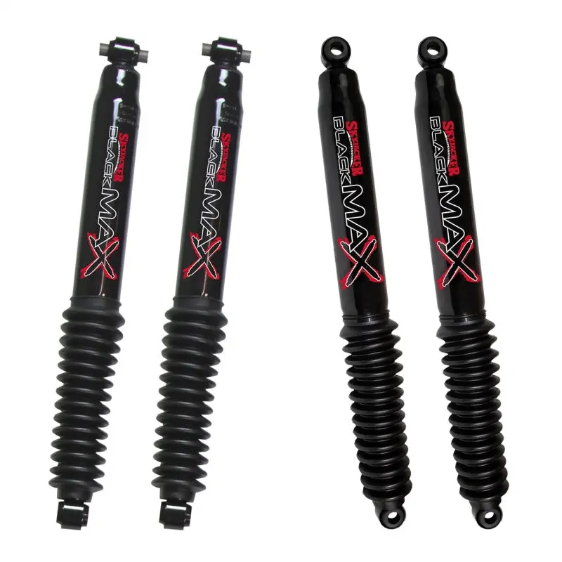 Skyjacker Max Black Shocks For 2020+ Jeep Gladiator – 6 To 6.5-Inch Lift, Front & Rear Component Kit 1