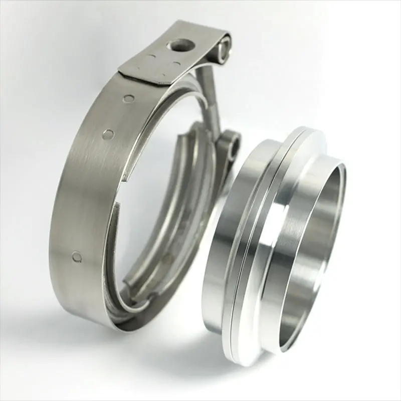 Stainless Bros 2.5-Inch V-Band Assembly – 304 Stainless Steel, Includes Two Flanges And One Clamp 1