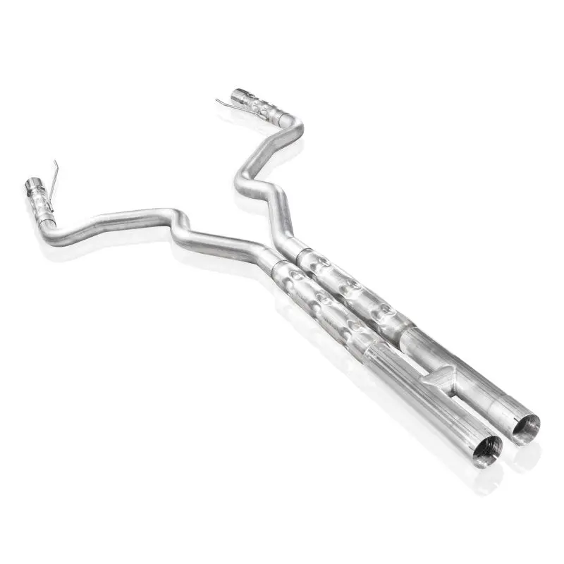 Stainless Works Cat-Back Exhaust System For 2015–2016 Mustang Gt – 3-Inch H-Pipe, Retro Chambered Mufflers With 3-Inch Cores 1