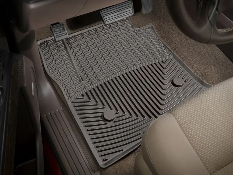 Weathertech Custom-Fit Rear Floor Mats For 2014–2015 Mercedes-Benz S-Class In Cocoa Brown 1