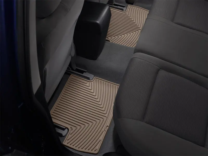 Weathertech Custom Rear Floor Mats – Tan Rubber Fit For 2007+ Honda Cr-V 1