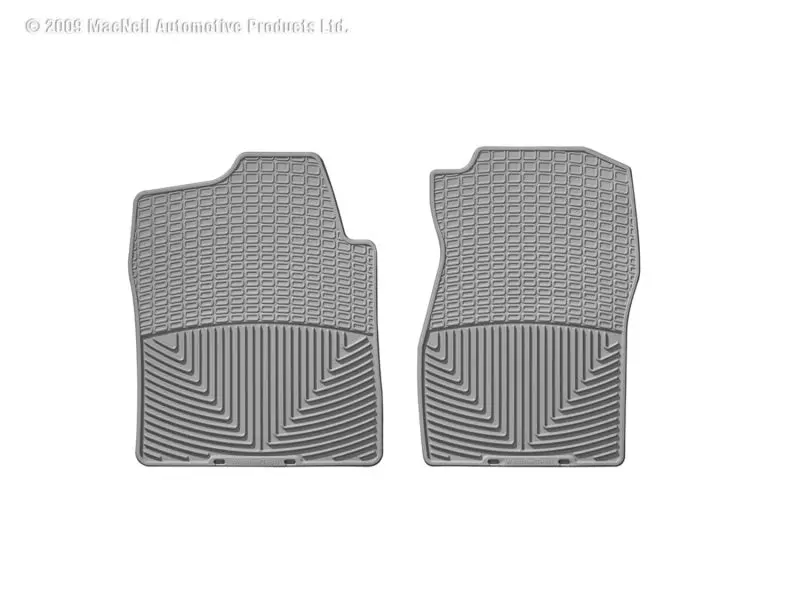 Weathertech Front Rubber Floor Mats For 2007+ Chevrolet Avalanche – Grey 1