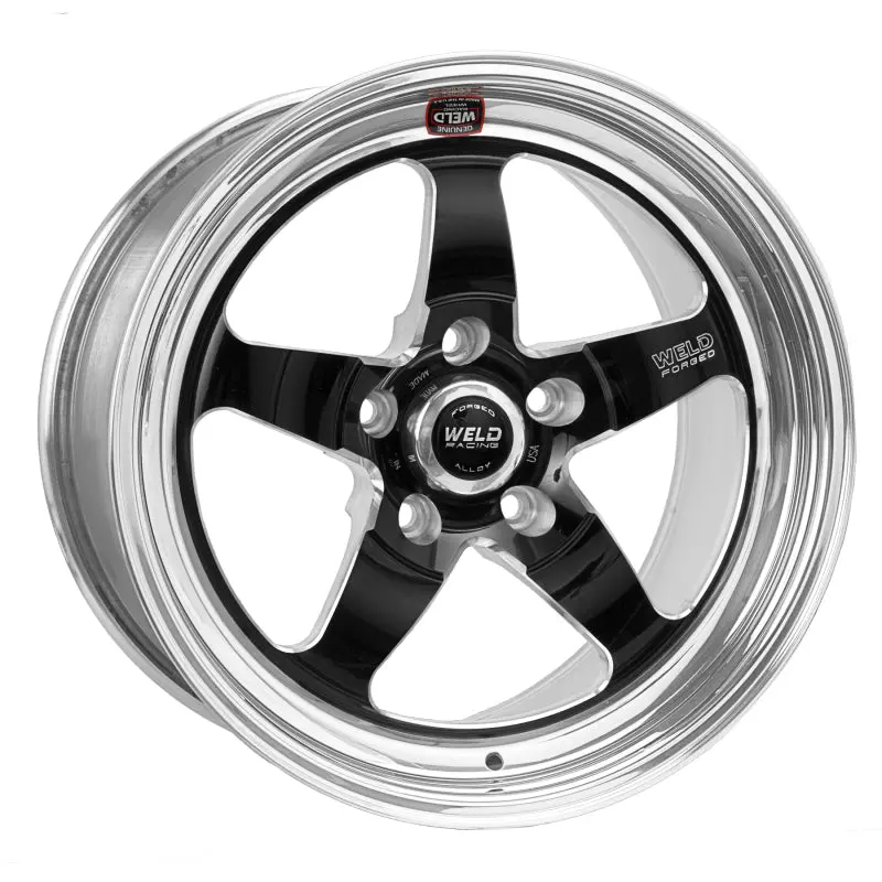 Weld S71 17X9.5 / 5X4.75 Bp / 6.2In. Bs Black Wheel (High Pad) - Non-Beadlock 1