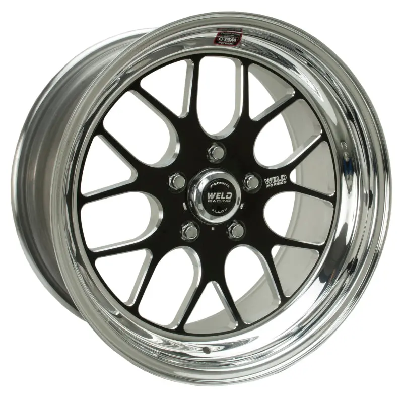 Weld S77 Black Non-Beadlock Wheel: 18X11", 5X4.75", 5.2" Backspace, Low Pad Offset 1