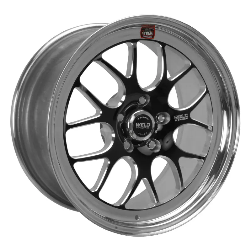 Weld S77 Black Non-Beadlock Wheel – 18X7 Inches, 5X4.75 Bolt Pattern, 2.6-Inch Backspace, High-Pad Design 1