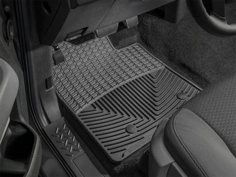 Wt Rubber Floor Mats – Rear Set, Black 1