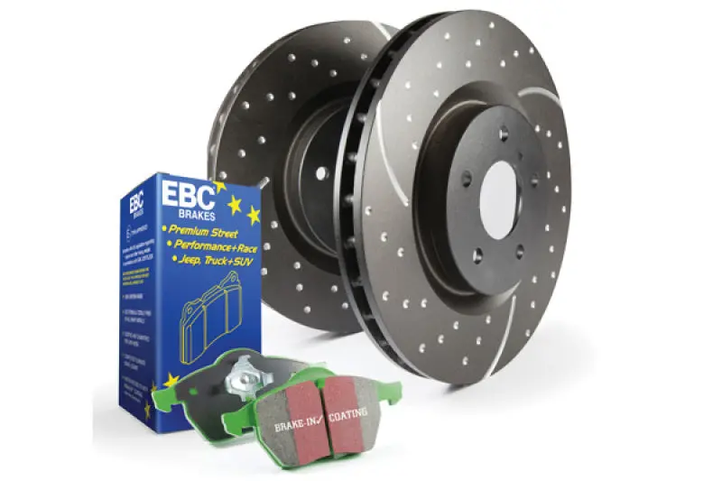 Ebc S10 Premium Brake Kit: Greenstuff Pads & Gd Rotors 1
